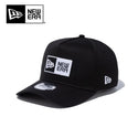 NEW ERA ( ニューエラ ) 9FORTY A-Frame ボックスロゴ ブラック × ホワイト | 帽子 | キャップ | 日よけ | 14525033 | アウトドア | キャンプ | お出かけ | ユニセックス | 定番 | スナップバック | にゅーえら