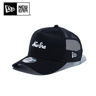 NEW ERA ( ニューエラ ) 9FORTY A-Frame トラッカー オールドロゴ ブラック × ホワイト | 帽子 | キャップ | にゅーえら | 日よけ | 14524994 | ユニセックス | スナップバック | メッシュ | 定番