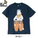 go slow caravan ( ゴースローキャラバン ) USA/C コンガクマ TEE | MENS | WOMENS | 半袖 | Tシャツ | 熊 | クマ | 半袖Tシャツ | メンズ | レディース | ユニセックス | オシャレ | 綿100％ | お出かけ | アウトドア | カジュアル | レジャー | 361909