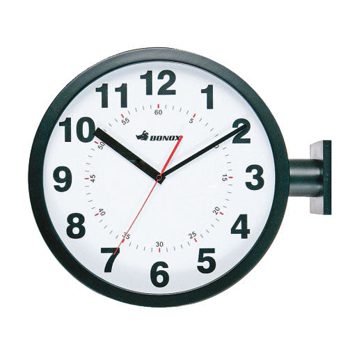 DULTON ( ダルトン ) DOUBLE FACE WALL CLOCK BLACK ダブル フェイス ウォール クロック | 時計 | 掛け時計 | 両面掛け時計 | インテリア | 見やすい | 大きめ | シンプル | S82429