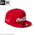NEW ERA ( ニューエラ ) 59FIFTY Coca-Cola コカコーラ スカーレット キャップ 帽子 メンズ レディース ベースボールキャップ 59FIFTYキャップ コカ・コーラ ロゴ カジュアル ストリート 15154862