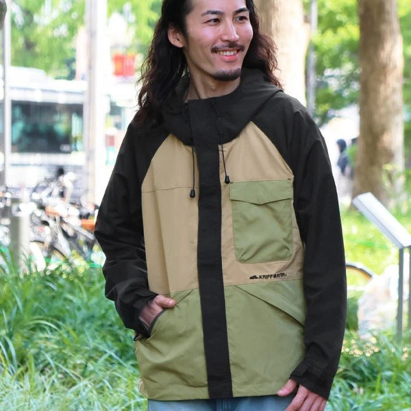 KRIFF MAYER ( クリフメイヤー ) 花粉ドロップフードジャケット | MENS | 2537805 | メンズ | ジャケット | 上着 | アウター | マウンテンパーカー | 撥水 | 防汚 | 春服 | アウトドア | キャンプ | ポリエステル | くりふめいやー
