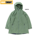 GRIP SWANY ( グリップスワニー ) 【 GSWJ-081 】 BRUSHED MESH LINING COAT | コート | ジャケット | アウター | Aライン | 可愛い | アウトドア | キャンプ | レジャー | ナイロン100% | 起毛 | メッシュ | ぐりっぷすわにー