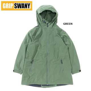GRIP SWANY ( グリップスワニー ) 【 GSWJ-081 】 BRUSHED MESH LINING COAT | コート | ジャケット | アウター | Aライン | 可愛い | アウトドア | キャンプ | レジャー | ナイロン100% | 起毛 | メッシュ | ぐりっぷすわにー
