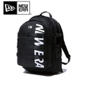 NEW ERA ( ニューエラ ) キャリアパック 35L プリントロゴ ブラック × ホワイト | リュック | バックパック | デイパック | アウトドア | キャンプ | 通勤 | 通学 | サイドポケット | 収納ポケット | にゅーえら | 14521347 | 登山