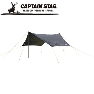 CAPTAIN STAG ( キャプスタテンスタッグ ) CSブラックラベル ヘキサタープUV | タープ | 日よけ | アウトドア | レジャー | キャンプ | デイキャンプ | ファミリーキャンプ | バッグ付 | 4～6人 | UA-1074 | キャプスタ