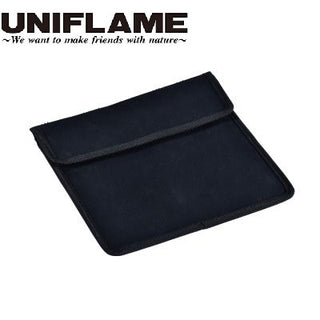 UNIFLAME ( ユニフレーム ) ユニ鉄ケース | ケース | ユニ鉄 | アウトドア | キャンプ | 持ち運び | ブラック | 黒色 | 665367 | ゆにふれーむ | 仕切りポケット | 収納 | 収納ケース