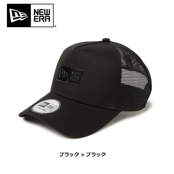 NEW ERA ( ニューエラ ) 9FORTY A-Frame トラッカー Box Logo TPUロゴ | 帽子 | キャップ | 日よけ | アウトドア | キャンプ | ユニセックス | メッシュ | スナップバック | サイズ調整 | ロゴ | にゅーえら