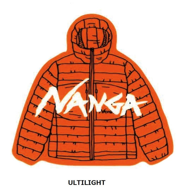 NANGA ( ナンガ ) NANGA × USHIODA HIROAKI STICKER ( DOWN JKT ) ナンガ × ウシオダヒロアキ ステッカー | ポップ | 車 | クーラーボックス | カラフル | アウトドア | キャンプ