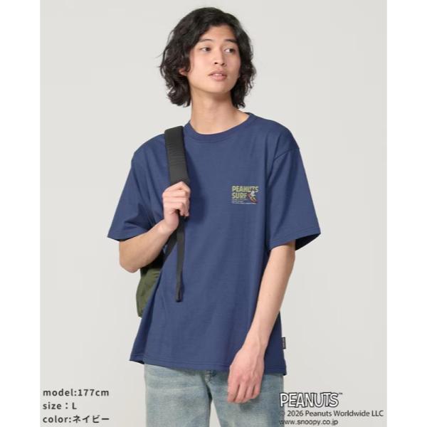KRIFF MAYER ( クリフメイヤー ) スヌーピープリントT ( サーフ ) MENS | 2557802 | メンズ | 半袖 | バックプリント | プリントTシャツ | Tシャツ | アパレル | 夏服 | 刺繍 | 発砲プリント | オシャレ | お出かけ | レジャー | くりふめいやー | カジュアル