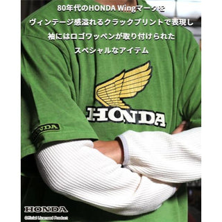 KRIFF MAYER ( クリフメイヤー ) HONDAコラボT ( WING ) MENS | LADYS | 2457201 | メンズ | レディース | ユニセックス | トップス | 半袖 | コラボ | ホンダ | ヴィンテージ感 | ウェア | 夏服 | 綿100% | アメカジ | シンプル | くりふめいやー