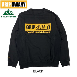 GRIP SWANY × FIELD SEVEN ( グリップスワニー × フィールドセブン ) クルー スウェット メンズ レディース ユニセックス コラボ カジュアル 秋冬 トレーナー 長袖 クルーネック おしゃれ ワークウェア