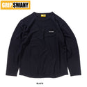 GRIP SWANY ( グリップスワニー ) 【 GSMCT-074 】 THERMAL L/S T-SHIRTS | シャツ | 長袖シャツ | 長袖 | ウェア | トップス | ロングスリーブ | オシャレ | シンプル | ロゴ | お出かけ | ぐりっぷすわにー | ワッフルTシャツ | Tシャツ | ロングTシャツ