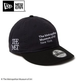 NEW ERA ( ニューエラ ) 9THIRTY The Met レザーストラップ ネイビー ブラックバイザー | 帽子 | キャップ | レザーストラップ | ユニセックス | コットン | 日よけ | オシャレ | 14457362 | にゅーえら | コラボ