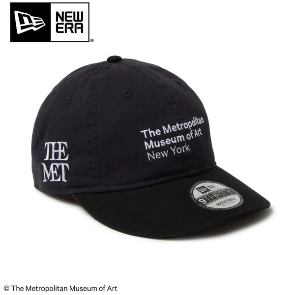 NEW ERA ( ニューエラ ) 9THIRTY The Met レザーストラップ ネイビー ブラックバイザー | 帽子 | キャップ | レザーストラップ | ユニセックス | コットン | 日よけ | オシャレ | 14457362 | にゅーえら | コラボ