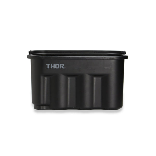 THOR ( ソー ) Quadrate Bucket DC 9.5L "Black" クアッドレイトバケツ DC 9.5L ブラック | バケツ | スクエア | 収納 | 無骨 | シンプル | 黒色 | かっこいい | 368095BLKC | そー | 持ち運び