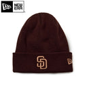 NEW ERA ( ニューエラ ) ベーシック カフニット サンディエゴ・パドレス バーントウッド 帽子 ニット帽 ニット帽子 おしゃれ 防寒 アクリル ユニセックス メンズ レディース サンディエゴ パドレス カジュアル スポーツ 秋冬 SD 15119695