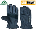 GRIP SWANY × FIELD SEVEN ( グリップスワニー × フィールドセブン) HERITAGE GLOVE グローブ 焚火 焚き火 グローブ 手袋 レザーグローブ 牛革 本革 アウトドア キャンプ バーベキュー BBQ バイク ワークグローブ 日本製 ガンカット G-1FS
