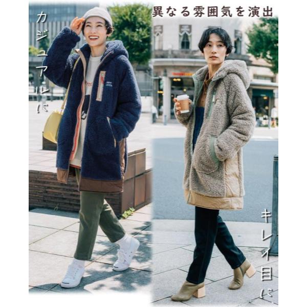 KRIFF MAYER ( クリフメイヤー ) シャギーボアロングフードJK | LADYS | W2514409 | レディース | ウェア | ジャケット | フード付 | ロング丈 | フリース | 軽い | 動きやすい | ふわふわ | カジュアル | W2514409 | くりふめいやー
