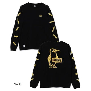 CHUMS ( チャムス ) かせきさいだぁパターンブラッシュドロングスリーブTシャツ | ロンT | ロングTシャツ | 長袖 | ウェア | トップス | バックプリント | ブービー | ブービーバード | CH01-2636 | ちゃむす | オシャレ | 秋服 | コットン