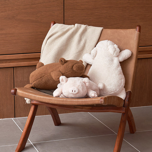 Life on Products ( ライフオンプロダクツ ) 抱きしめたくなる 蓄熱式アニマル湯たんぽ | LCAWA009 | 湯たんぽ | 防寒 | 抱っこ | 繰り返し使える | エコ | ぶた | ひつじ | くま | コードレス | ふわふわ | 暖かい | 自宅 | リビング | 持ち運び | ぬいぐるみ