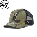 '47 ( フォーティーセブン ) '47 トラッカー ボストン・レッドソックス MLB CAMO ウッドランドカモ | 帽子 | キャップ | 日よけ | アウトドア | キャンプ | レジャー | サイズ調整 | 野球帽 | 14920291 | ふぉーてぃーせぶん