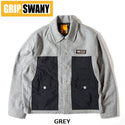 GRIP SWANY ( グリップスワニー ) 【 GSMJ-058 】 MACKINAW JACKET | ジャケット | アウター | 上着 | アウトドア | レジャー | キャンプ | 冬 | 防寒 | マッキノージャケット | ウール調 | メンズ | アパレル | ウェア | ぐりっぷすわにー