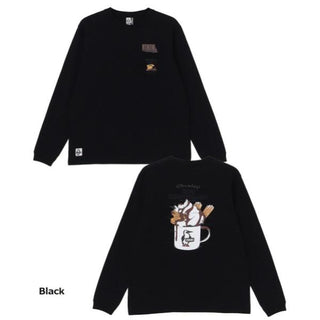 CHUMS ( チャムス ) ホットチョコレートポケットブラッシュドロングスリーブTシャツ | ロンT | ロングTシャツ | 長袖 | ウェア | トップス | 長袖シャツ | バックプリント | ゆとり | コットン100％ | CH01-2659 | ちゃむす