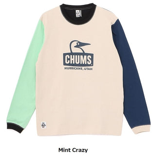 CHUMS ( チャムス ) ブービーフェイスブラッシュドロングスリーブTシャツ | ロンT | ロングTシャツ | 長袖 | ウェア | トップス | ロングスリーブTシャツ | ブービーフェイス | シンプル | ちゃむす | CH01-2667