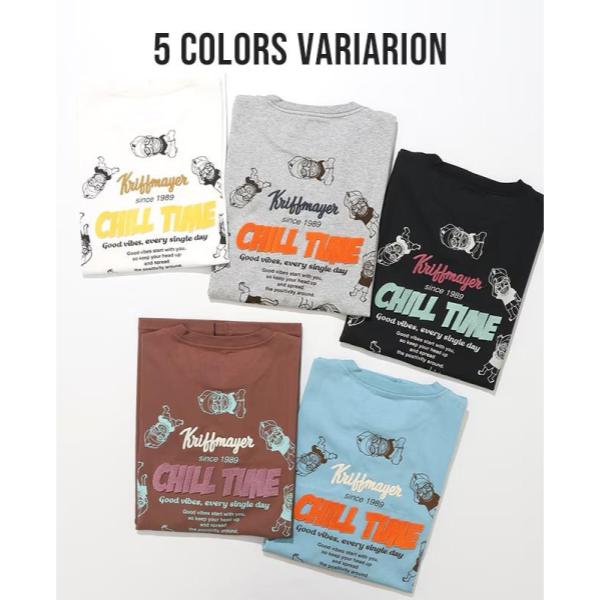 KRIFF MAYER ( クリフメイヤー ) ウェットプロテクト刺繍Tシャツ サークル メンズ 半袖Tシャツ 汗染み防止 クルーネック カジュアル アウトドア 2557806