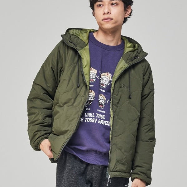 KRIFF MAYER ( クリフメイヤー ) キルティングフードジャケット | MENS | メンズ | 2525105 | ジャケット | アウター | フード | 防寒 | 暖かい | 冬 | シンプル | オススメ | キルティング | 軽い | くりふめいやー