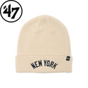 ’47 ( フォーティーセブン ) ’47カフニット ニューヨーク・ヤンキース MLB Wordmark ナチュラル | 帽子 | キャップ | オシャレ | 防寒 | 冬 | オシャレ | 秋 | 伸縮性 | ニット帽 | シンプル | ユニセックス | 14858431