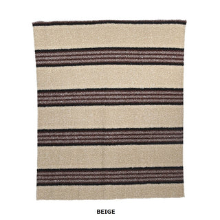 DULTON ( ダルトン ) BLANKET ブランケット | ブラウン | ベージュ | 冬 | ストライプ柄 | リビング | ソファ | アウトドア | キャンプ | クルマ | 車 | ホリデーシーズン | 羽織り | ひざ掛け | 防寒 | 冬小物 | CMG-0952 | だるとん
