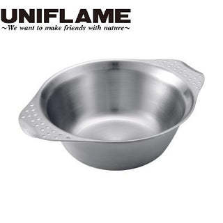 UNIFLAME ( ユニフレーム ) キャンプボール | ボウル | アウトドア | キッチン | キャンプ | シンプル | 頑丈 | 食器 | ステンレス | スタッキング | 直火OK | ゆにふれーむ | 666210