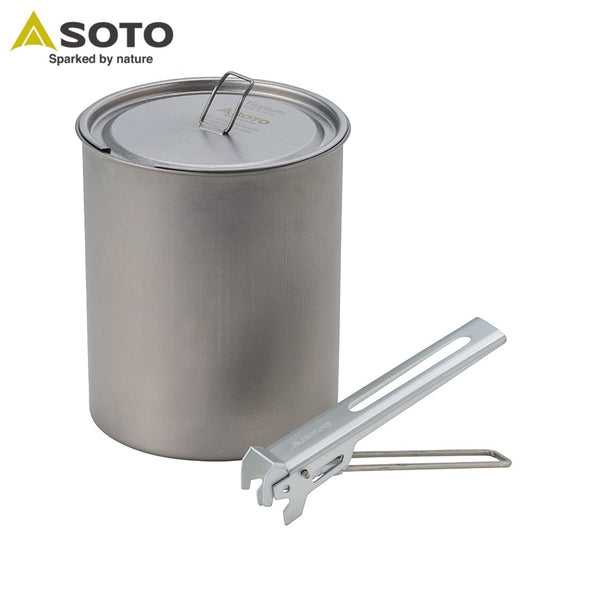 【 SALE 】SOTO ( ソト ) チタンポット750 | ポット | チタン | 軽い | 軽量 | アウトドア | キャンプ | 登山 | 料理 | 調理 | トレッキング | SOD-530 | そと | お庭キャンプ | ソロキャンプ | デュオキャンプ