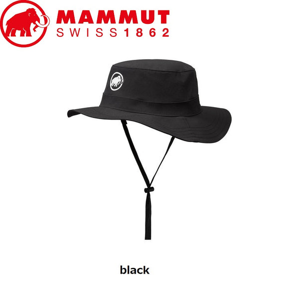 MAMMUT ( マムート ) ランボルド ハット Runbold Hat | 帽子 | 日よけ | シンプル | 吸湿発散 | 軽い | 軽量 | 乾きやすい | アウトドア | ハイキング | 登山 | キャンプ | 1191-04614 | まむーと | ブラック | 黒色