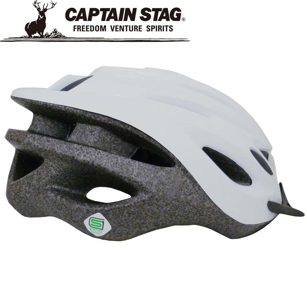 CAPTAIN STAG ( キャプテンスタッグ ) ヘルメット 〈 Vento ( ヴェント ) / L 〉 SG基準適合品 | 通勤 | 通学 | 自転車 | 56～60cm未満 | ソフトシェル | Y-6525 | Y-6523 | きゃぷてんすたっぐ