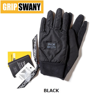 GRIP SWANY ( グリップスワニー ) 【 TAION-GRIPSWANY-GV01 】 TAION X GRIP SWANY DOWN GLOVES | 手袋 | 防寒 | スマホ操作可能 | 通勤 | 通学 | シンプル | かっこいい | ダウン | ぐりっぷすわにー