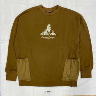 【 SALE 】Oregonian Camper ( オレゴニアンキャンパー ) キャンプスウェットクルー | トップス | キャンプ | ポケット | 収納 | アウトドア | スウェット | オーバーサイズ | おれごにあんきゃんぱー | 長袖 | ロゴ