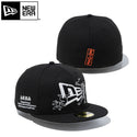 NEW ERA ( ニューエラ ) 59FIFTY 鳥獣戯画 フラッグロゴ ブラック | 帽子 | キャップ | 日よけ | ポリエステル | コットン | アウトドア | キャンプ | レジャー | 14940844 | にゅーえら