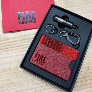 【当店限定カラー、リッチレッド販売開始！】Niche Box Set / FIRE LIGTHERS | ニッチボックスセット | キャンプ | アウトドア | マッチストライカー | セット | コンパクト | 持ち運び | 耐熱 | 防水 | オイルライター | マッチ | 火起こし