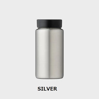 RIVERS ( リバーズ ) ドリンクボトル モク コーヒー | ボトル | 水筒 | ステンレス | シンプル | シルバー | コーヒー | 持ち運び | アウトドア | セラミックコーティング | 飲み口広め | 洗いやすい | 天然木 | 真空二重構造 | 真空断熱 | りばーず | BT035