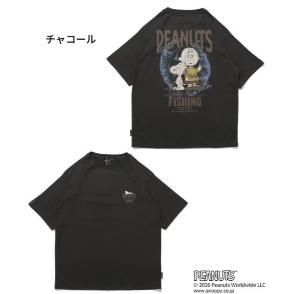 KRIFF MAYER ( クリフメイヤー ) スヌーピープリントT | 釣り | MENS | 2557803 | メンズ | カジュアル | 半袖 | Tシャツ | バックプリント | プリントT | オシャレ | 接触冷感 | 夏 | スヌーピー | くりふめいやー