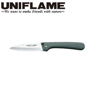 UNIFLAME ( ユニフレーム ) ギザ刃 キャンプナイフ | ナイフ | 調理 | 切る | 包丁 | 折りたたみ | 折りたたみナイフ | 刃物 | フォールディングナイフ | 661840 | キッチンナイフ | ゆにふれーむ | 軽い