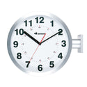 DULTON ( ダルトン ) DOUBLE FACE WALL CLOCK SILVER | 時計 | 掛け時計 | 両面掛け時計 | オシャレ | シンプル | スウィープムーブメント | インテリア | S82429SV | だるとん