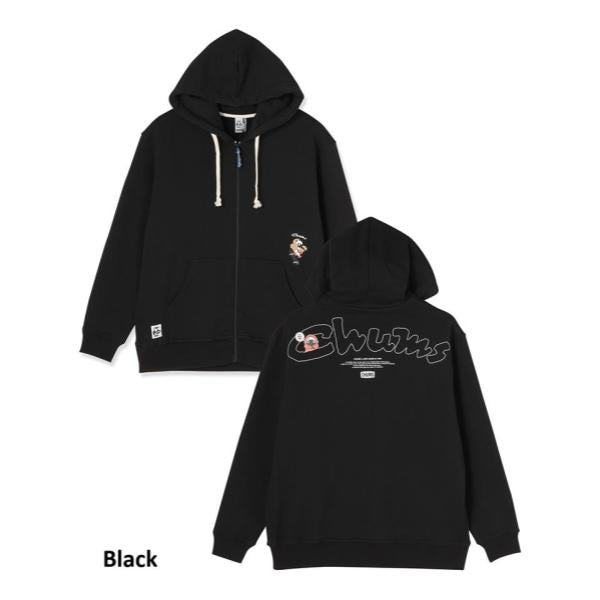 CHUMS ( チャムス ) フラッフィーブービージップパーカー パーカー フーディー メンズ レディース ユニセックス オーバーサイズ 男女兼用 カジュアル 秋冬 ビッグシルエット ブービー 普段使い おしゃれ 綿100％ CH00-1581
