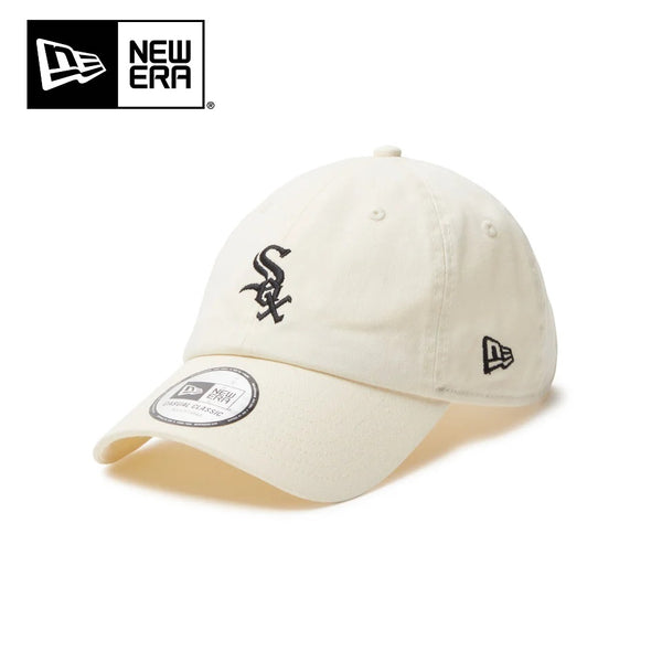 NEW ERA ( ニューエラ ) カジュアルクラシック MLB Casual Classic シカゴ ・ ホワイトソックス ミッドロゴ クロームホワイト | 帽子 | キャップ | シンプル | 日よけ | ユニセックス | イージースナップ | サイズ調整 | コットン | 14388457 | にゅーえら