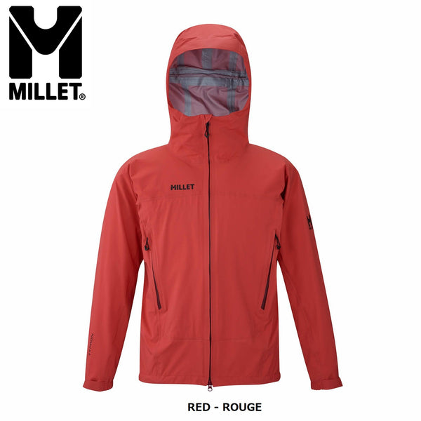MILLET ( ミレー ) ティフォン ストレッチ ジャケット | ジャケット | メンズ | レインウェア | 防水 | 撥水 | 動きやすい | 登山 | コンパクト | 持ち運び | フード | キャンプ | レジャー | 軽い | 軽量 | MIV03168 | みれー