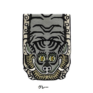 DETAIL ( ディテール ) Tibetan Tiger Rug H1-75 チベタンタイガーラグ | 虎モチーフ | ウールラグ | ラグ | インテリア | 寝室 | ハーフサイズ | 玄関マット | ポイントラグ | 絨毯 | 厚手 | 硬め | 室内 | 虎 | ウール | ハンドメイド | チベット | 3316H1