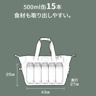 SHIMANO ( シマノ ) COOLER BAG PRO Mサイズ | 18L | ソフトクーラー | クーラーバッグ | BBQ | アウトドア | キャンプ | レジャー | シンプル | 保冷力 | 軽量 | 軽い | 釣り | フェス | デイキャンプ | しまの